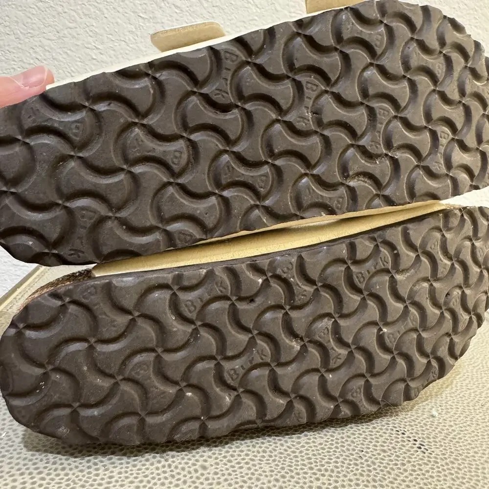 Birkenstock Arizona Big Buckle BF Graceful Pearl White Sandals Slide 39 / US 8 N